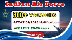 Indian Air Force AFCAT 01/2026 Recruitment 2025