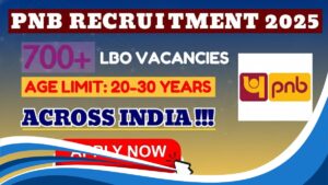 PNB LBO Recruitment 2025 – Apply Online for 750 Local Bank Officer Posts