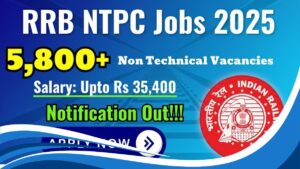 RRB NTPC Graduate Recruitment 2026 - Apply Online for 5,810 Station Master, Clerk and Other Posts