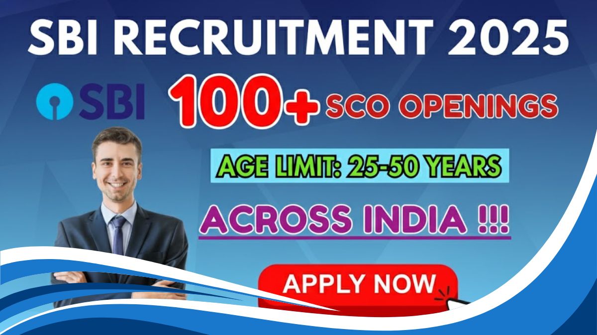 SBI SCO Recruitment 2025 - Apply Online for 103 Posts