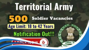 Territorial Army Soldier Recruitment 2025