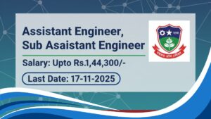 WBMSC Recruitment 2025 - Apply Online for 02 Assistant Engineer, Sub Assistant Engineer Posts